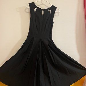 Miss Lula Keyhole Swing Dress